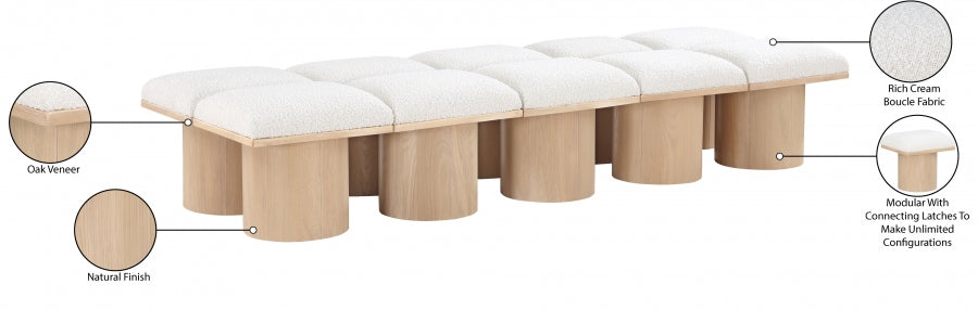Tissu Boucle Pavillon 10pc. Banc Modulaire