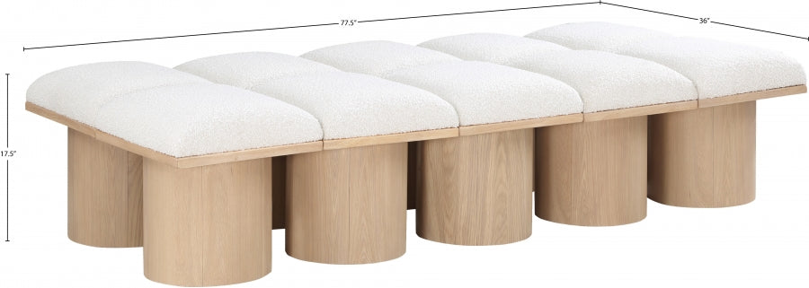 Tissu Boucle Pavillon 10pc. Banc Modulaire