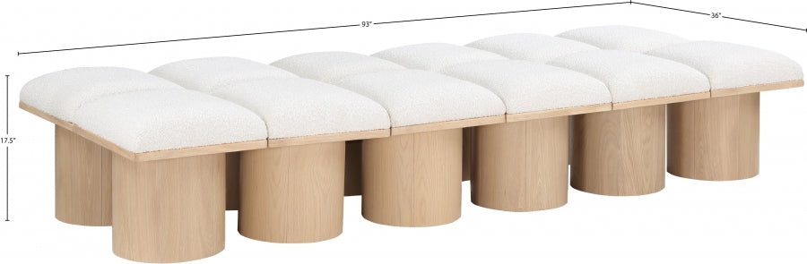 Tissu Boucle Pavillon 12pc. Banc Modulaire