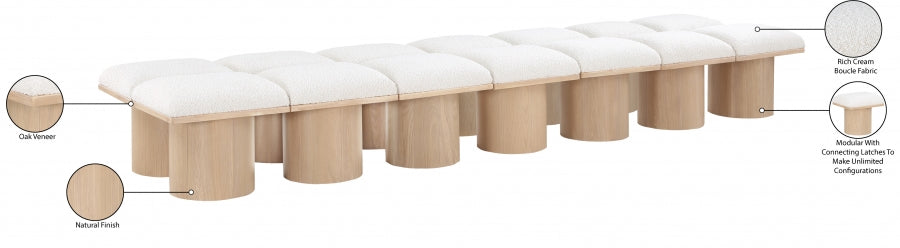 Tissu Boucle Pavillon 14pc. Banc Modulaire