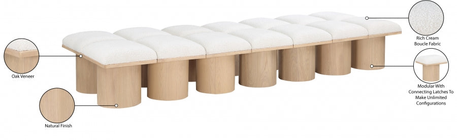 Tissu Boucle Pavillon 14pc. Banc Modulaire