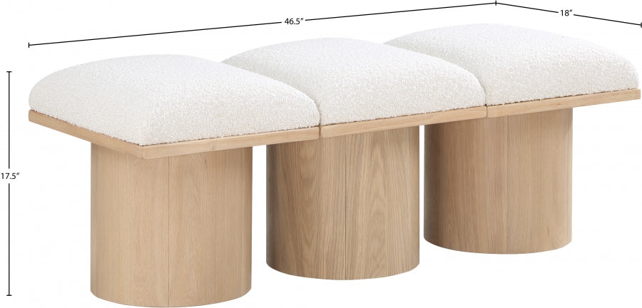 Tissu Boucle Pavillon 3pc. Banc Modulaire