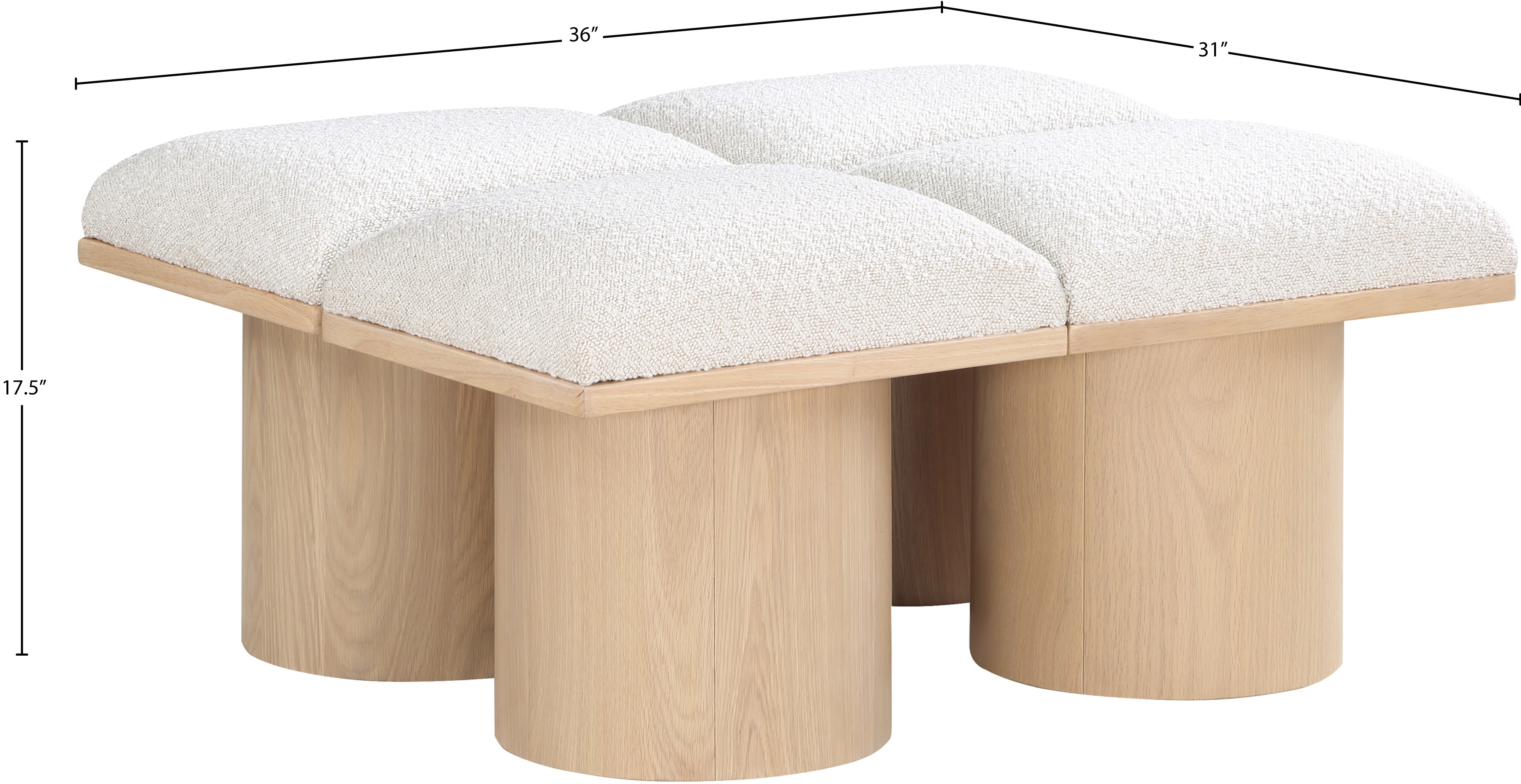 Tissu Boucle Pavillon 4pc. Banc Modulaire