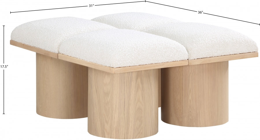 Tissu Boucle Pavillon 4pc. Banc Modulaire