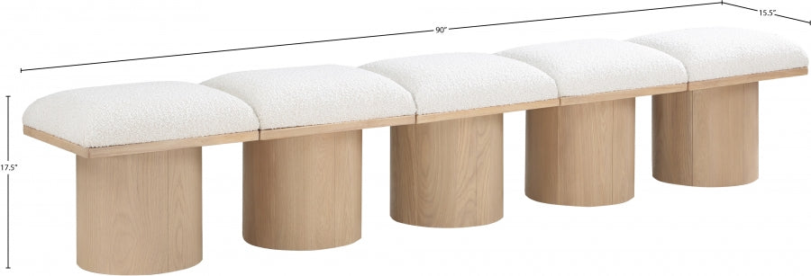 Tissu Boucle Pavillon 5pc. Banc Modulaire