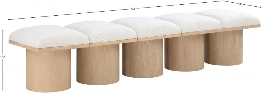 Tissu Boucle Pavillon 5pc. Banc Modulaire