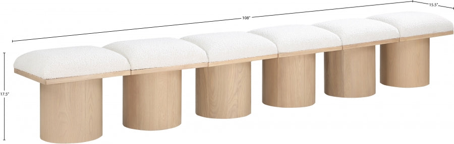 Tissu Boucle Pavillon 6pc. Banc Modulaire