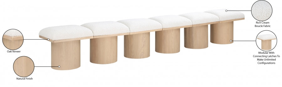 Tissu Boucle Pavillon 6pc. Banc Modulaire