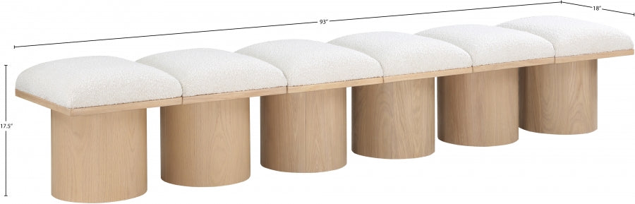 Tissu Boucle Pavillon 6pc. Banc Modulaire
