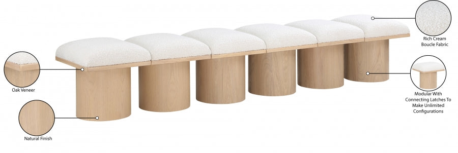 Tissu Boucle Pavillon 6pc. Banc Modulaire