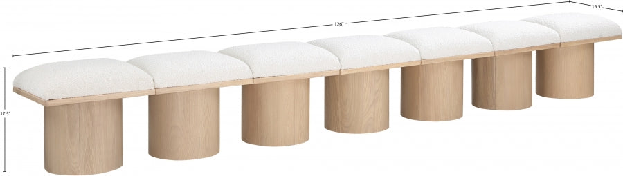 Tissu Boucle Pavillon 7pc. Banc Modulaire