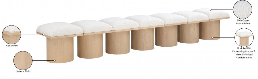 Tissu Boucle Pavillon 7pc. Banc Modulaire