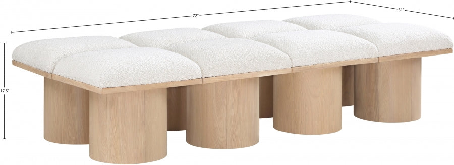 Tissu Boucle Pavillon 8pc. Banc Modulaire