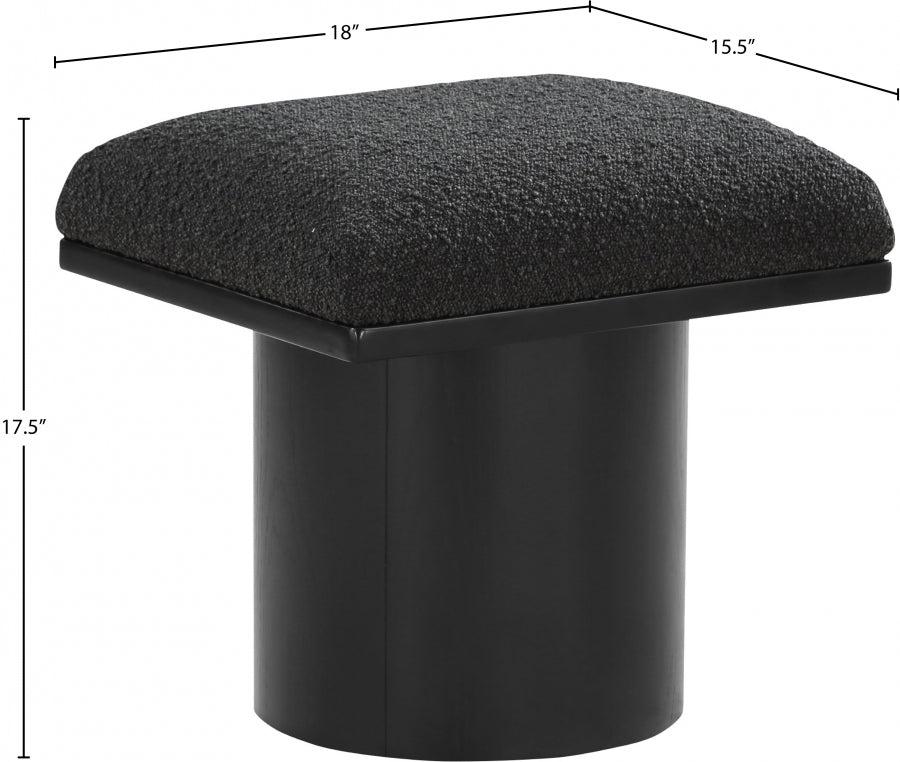Banc/tabouret en tissu Pavilion Boucle