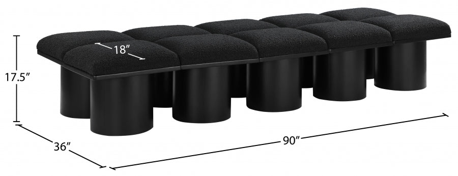 Tissu Boucle Pavillon 10pc. Banc Modulaire