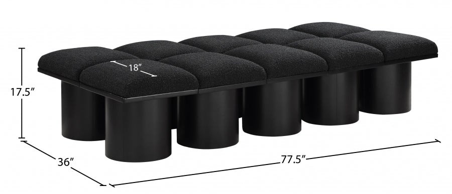 Tissu Boucle Pavillon 10pc. Banc Modulaire