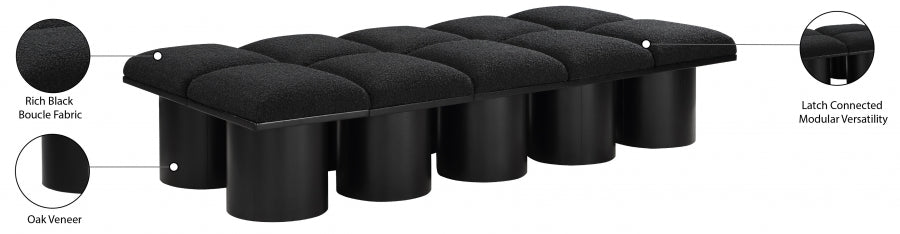 Tissu Boucle Pavillon 10pc. Banc Modulaire