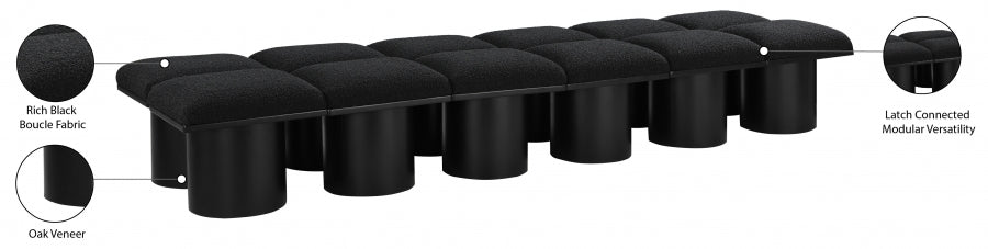 Tissu Boucle Pavillon 12pc. Banc Modulaire