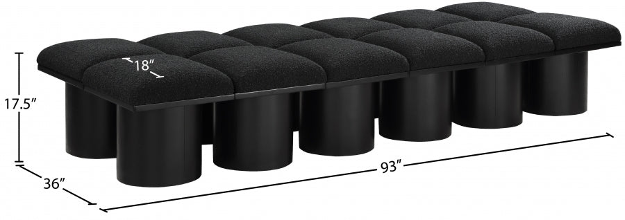 Tissu Boucle Pavillon 14pc. Banc Modulaire