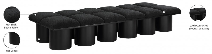 Tissu Boucle Pavillon 14pc. Banc Modulaire