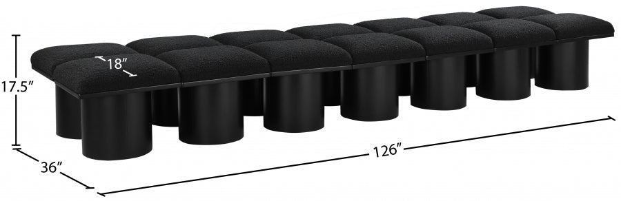 Tissu Boucle Pavillon 14pc. Banc Modulaire