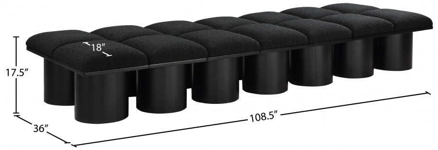 Tissu Boucle Pavillon 14pc. Banc Modulaire