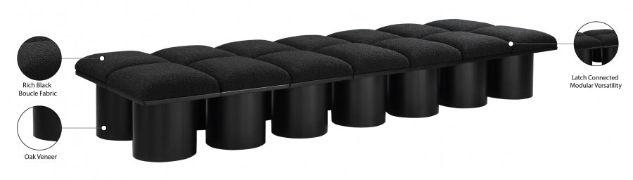 Tissu Boucle Pavillon 14pc. Banc Modulaire