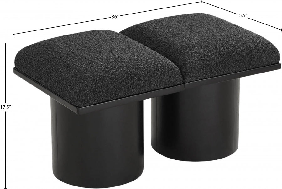 Tissu Boucle Pavillon 2pc. Banc Modulaire