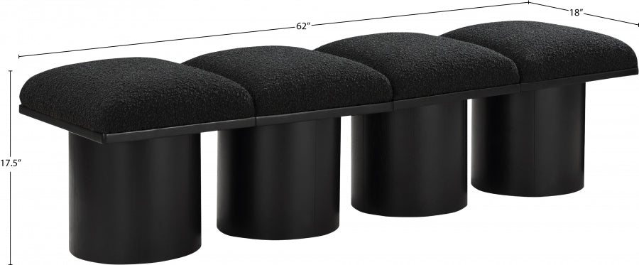 Tissu Boucle Pavillon 4pc. Banc Modulaire