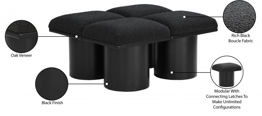 Tissu Boucle Pavillon 4pc. Banc Modulaire