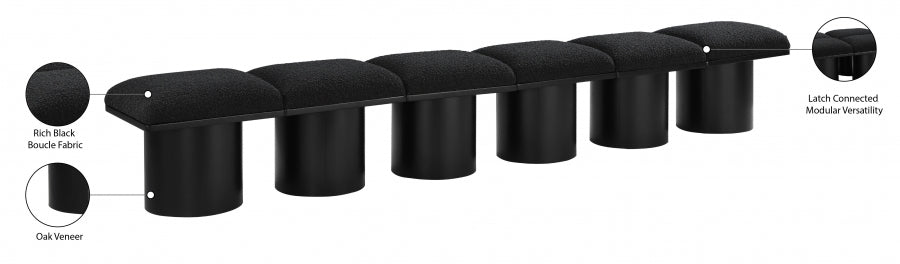 Tissu Boucle Pavillon 6pc. Banc Modulaire