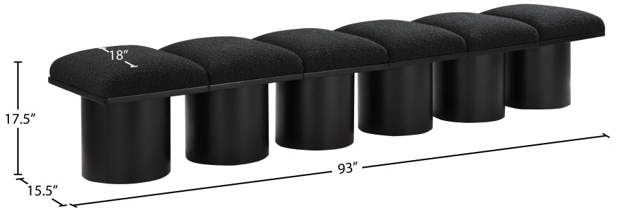 Tissu Boucle Pavillon 6pc. Banc Modulaire