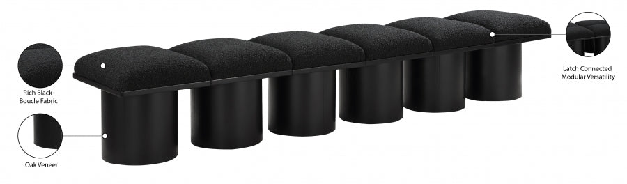 Tissu Boucle Pavillon 6pc. Banc Modulaire