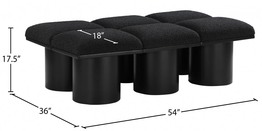Tissu Boucle Pavillon 6pc. Banc Modulaire