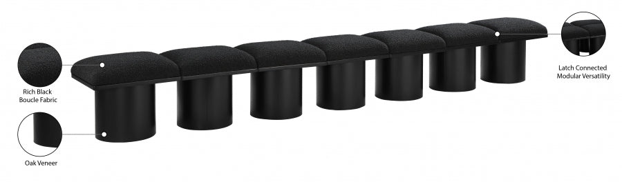 Tissu Boucle Pavillon 7pc. Banc Modulaire
