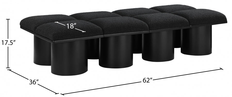Tissu Boucle Pavillon 8pc. Banc Modulaire
