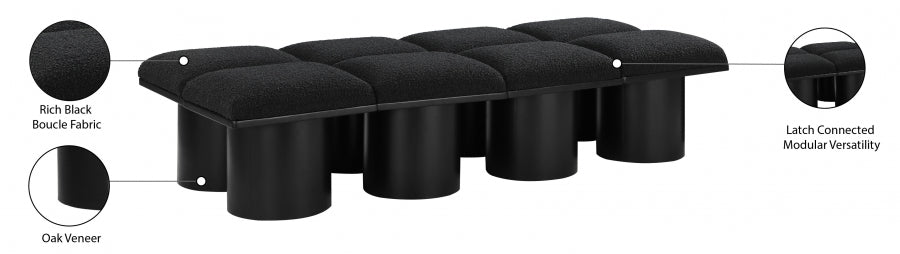 Tissu Boucle Pavillon 8pc. Banc Modulaire