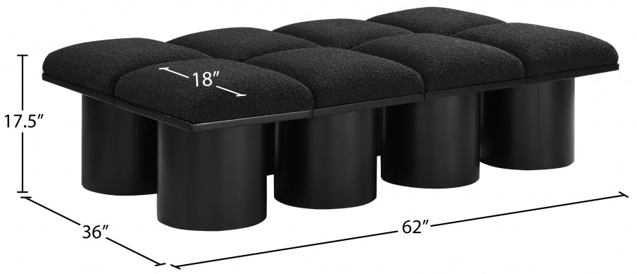 Tissu Boucle Pavillon 8pc. Banc Modulaire