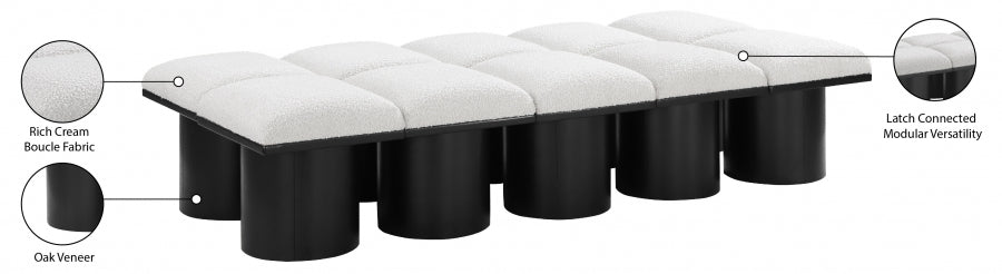 Tissu Boucle Pavillon 10pc. Banc Modulaire