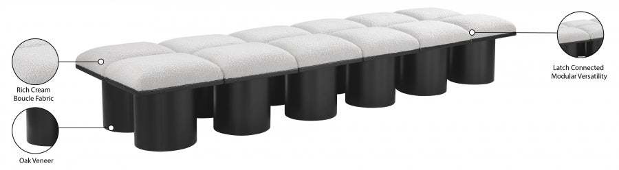 Tissu Boucle Pavillon 12pc. Banc Modulaire