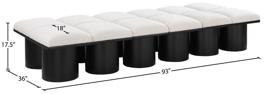 Tissu Boucle Pavillon 14pc. Banc Modulaire