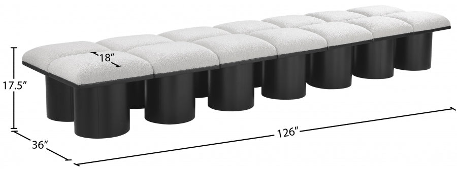 Tissu Boucle Pavillon 14pc. Banc Modulaire