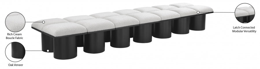 Tissu Boucle Pavillon 14pc. Banc Modulaire