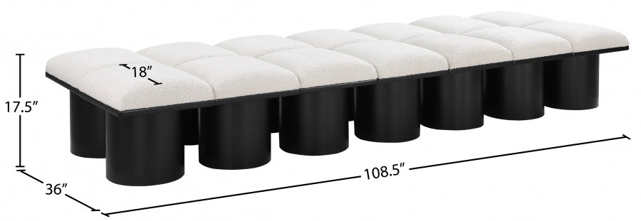 Tissu Boucle Pavillon 14pc. Banc Modulaire