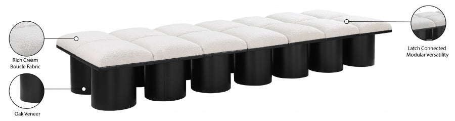 Tissu Boucle Pavillon 14pc. Banc Modulaire