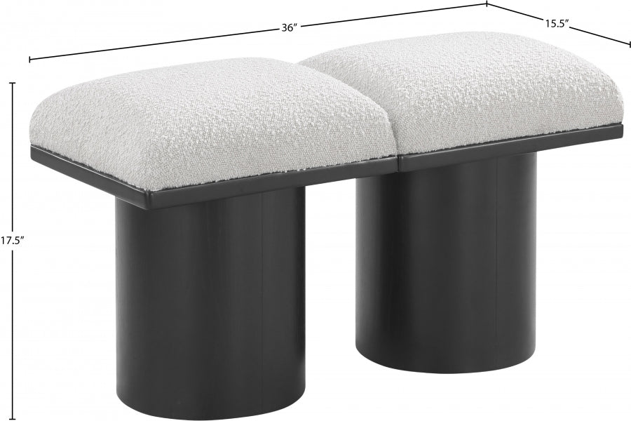 Tissu Boucle Pavillon 2pc. Banc Modulaire
