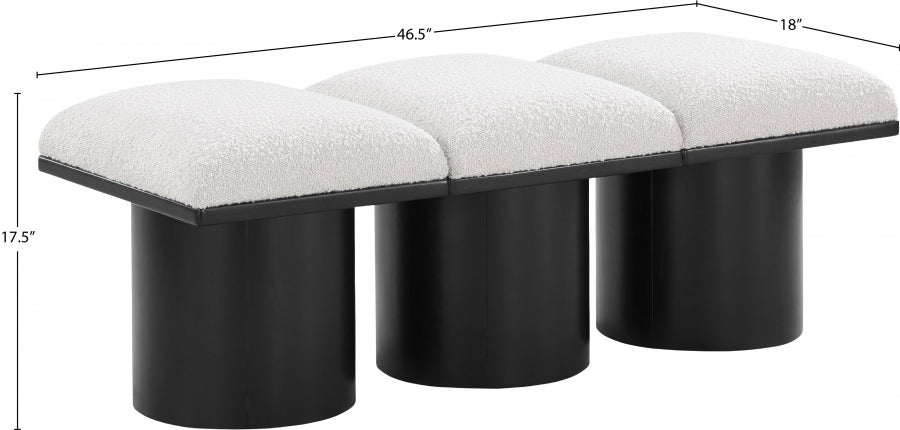 Tissu Boucle Pavillon 3pc. Banc Modulaire