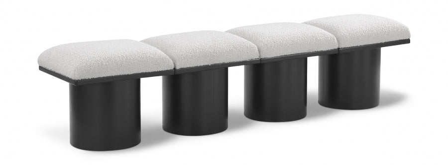 Pavilion Boucle Fabric 4pc. Modular Bench