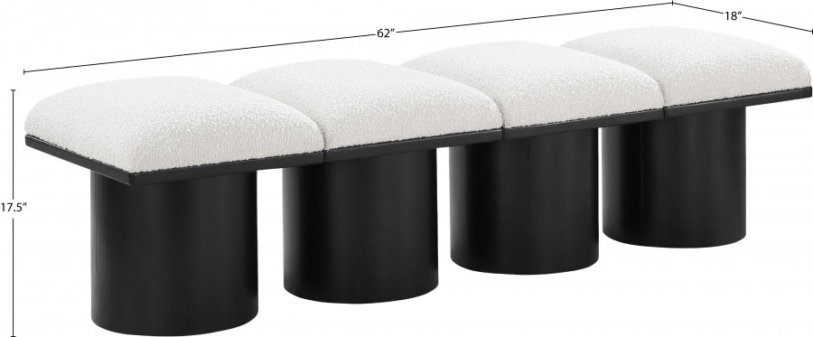Tissu Boucle Pavillon 4pc. Banc Modulaire
