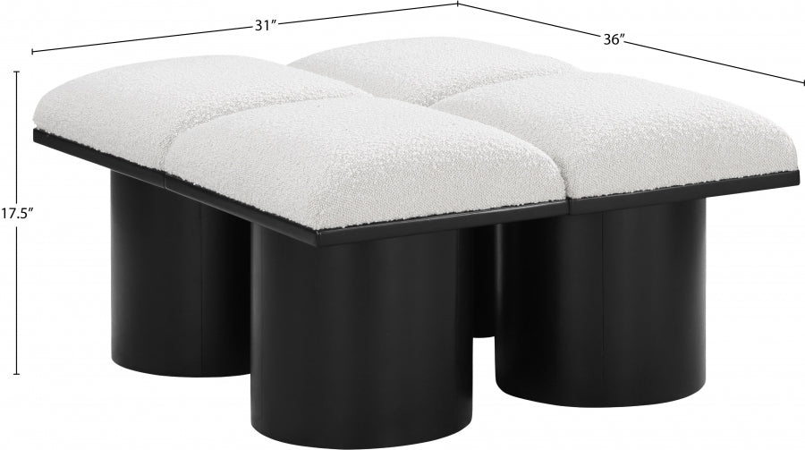 Tissu Boucle Pavillon 4pc. Banc Modulaire
